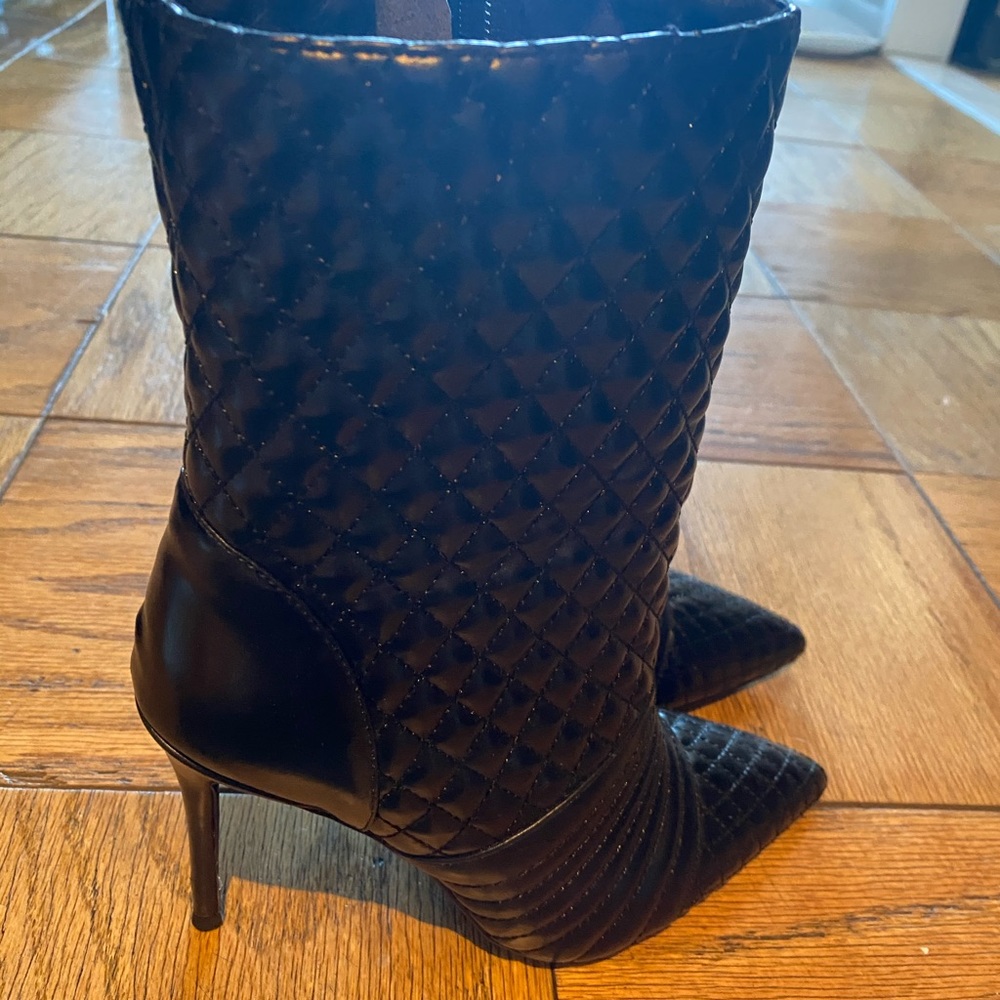Black ankle booties